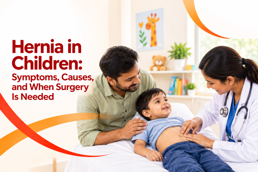 Hernia in children treatment in Ahmedabad